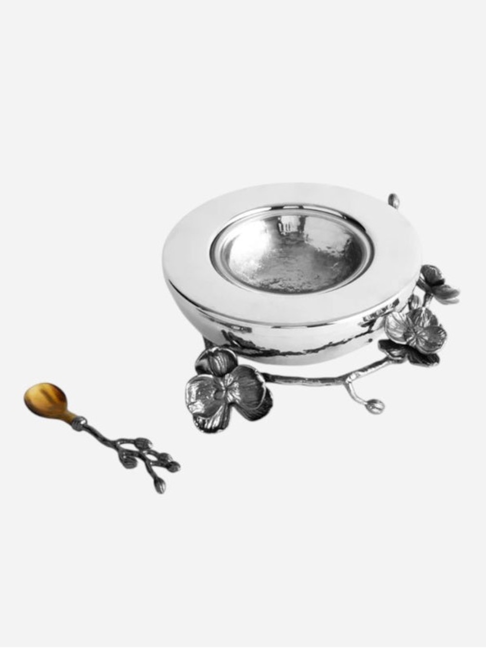 Michael Aram Black Orchid Caviar Dish with Spoon